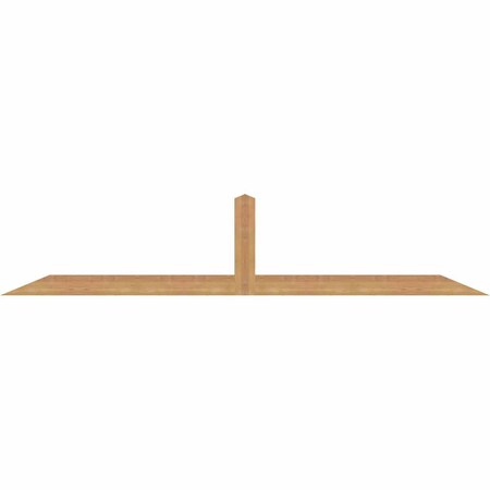 Ekena Millwork Portland Smooth Timber Gable Bracket, Western Red Cedar, 84"W x 17"H x 1 1/2"D x 3 1/2"F, 5/12 Pitch GBW084X17X0204POR00SWR